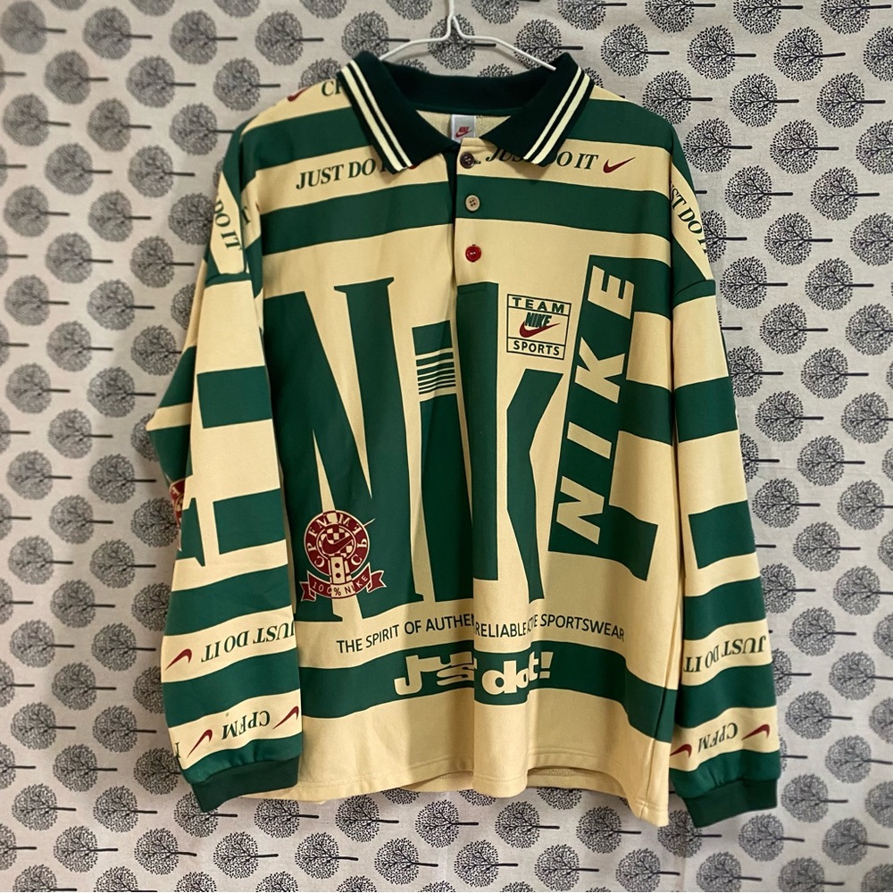Nike x Cactus Plant Flea Market Long Sleeve Men's Polo Shirt
